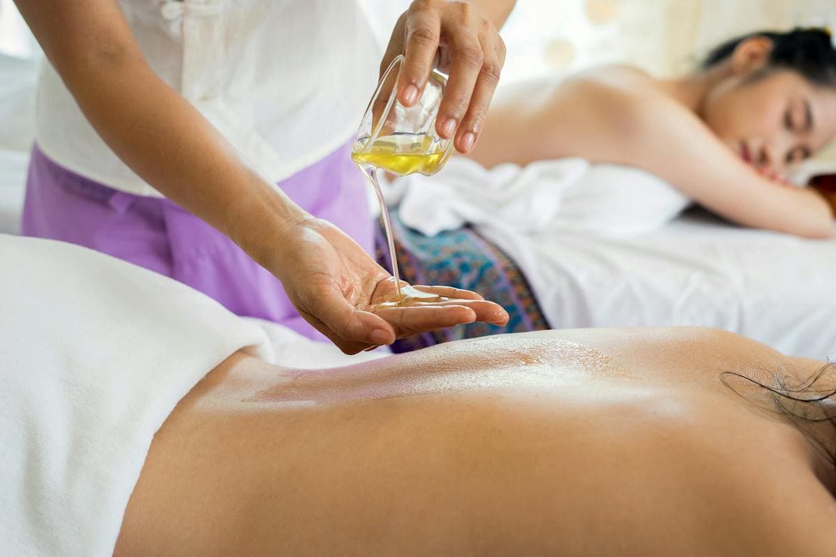 Massage at the spa